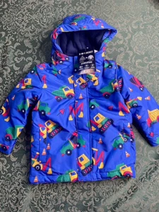 NWT 4t winter trucks construction 3 in 1 ski puffer childrens place jacket coat - Picture 1 of 5