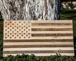 Large USA Flag | Wood Wall Art | Free Shipping - Picture 1 of 4