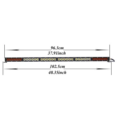 38 Inch Slim Led Light Bar Spot Flood Combo Work Driving Lamp Truck 4x4 SUV 40'' Foto 1 de 4