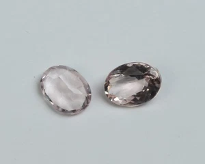 Loose Gemstone Natural Pink Morganite Oval Cut Faceted AAA For Making Jewelry - Picture 1 of 5