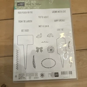 Stampin Up! FROM THE GARDEN PhotoPolymer Stamp Set Scrapbooking Crafts - Picture 1 of 7