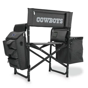 PICNIC TIME NFL Dallas Cowboys Fusion Camping Chair with Side Table and Soft ... - Picture 1 of 9