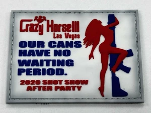 Crazy Horse III "Our Cans..." SHOT Show 2020 After Party Patch, Hook/Loop, NEU - Bild 1 von 1