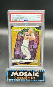 2024 Prizm Jaylen Brown Gold Shimmer FOTL SSP /10 Celtics #BA-Z PSA 9 MINT - Bild 1 von 2