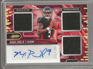 Michael Penix Jr 2024 Absolute - Rookie Premiere Materials Autographs, Mem, Rc - Bild 1 von 2