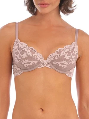 Wacoal Instant Icon Underwire Bra Non Padded Average Wire Bra Lace Lingerie - Image 1 of 4