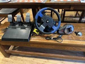 Thrustmaster T150 Wheel TP3A Pedale TH8A Shifter PS 3/4 - Bild 1 von 11