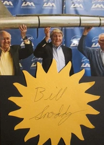 Original Autograph Bill Snoddy NASA ROCKET ENGINEER NASA APOLLO & SKYLAB  251607 - Picture 1 of 3