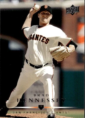 2008 Upper Deck #114 Brad Hennessey - Image 1 of 2