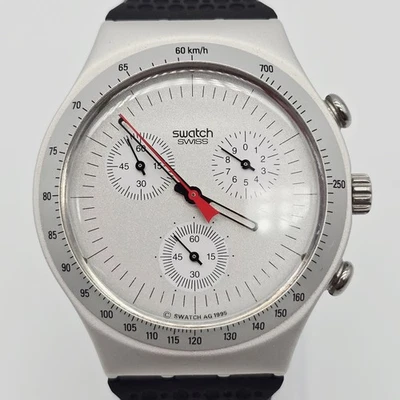 YCS1005 Swatch Gent - 1996 Irony Chrono Time Cut Классический Швейцарский Новый Аккумулятор - Изображение 1 из 4