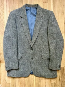 Vintage Magee Tailored Donegal Handwoven Irish Tweed Mens 42 Wool Blazer Ireland - Picture 1 of 19