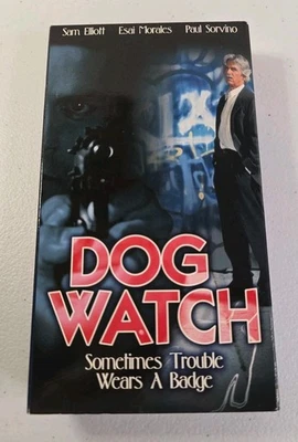 Dog Watch VHS 2004 Sam Elliott Esai Morales Paul Sorvino Crime Drama Corruption - Image 1 of 4