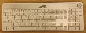 JOYACCESS Wireless Slim Keyboard and Mouse Set KB2US M5, Silver White - Picture 1 of 2