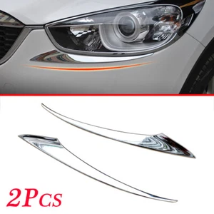 Accesorios cromados con adorno de luz frontal para Mazda CX-5 12-16 - Imagen 1 de 8