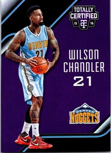 2015-16 Panini Totally Certified Mirror Purple Wilson Chandler 46/50 Denver