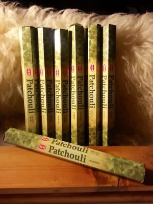 Lote 7 HEM Caja Hexagrama Incienso Pachulí 20 Palos x 7 = 140 Palos Foto 1 de 3