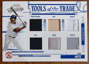 David ORTIZ🔥2005 Playoff Absolute Tools of the Trade Six Relics #TT-52 41/50