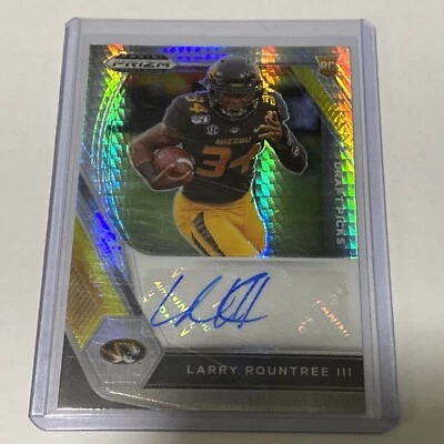 2021 Panini Prizm Draft Picks Larry Rountree III Silver Prizm - Image 1 of 2