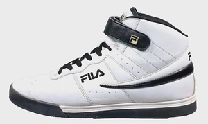 Fila Vulc 13 Men's High Top Sneaker White & Black Size 10.5 1SC60526-112 - Picture 1 of 9