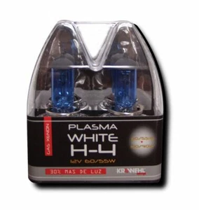 FARO XENÓN H4 12V 55W 60W 5000K DOBLE FILAMENTO BLANCO AZUL BOMBILLAS - Imagen 1 de 1