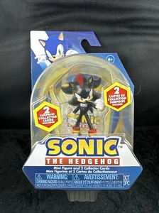 Figura de acción Sonic The Hedgehog Shadow 2,5” + 2 cartas de coleccionista Sega nueva - Imagen 1 de 3