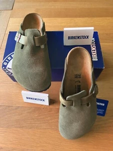 Birkenstock Boston Veloursleder Thyme Gr. 39 normal NEU - Bild 1 von 5