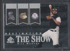 2000 UPPER DECK SP TOP PROSPECTS DESTINATION THE SHOW #7 ERIC MUNSON 1:92 PACKS