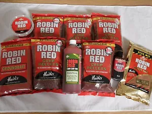 Dynamite Baits Robin Red Range, Pellets/Groundbait/Paste/Liquid Carp/Stick Mix - Picture 1 of 18