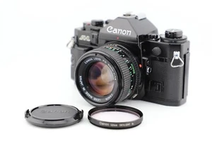 [Fast neuwertig] Canon A-1 schwarz neu FD analoge Spiegelreflexkamera 50 mm f/1,4 aus Japan - Bild 1 von 22
