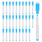 Dry Erase Marker Pens 60 Pack Light Blue Ink Fine Point Low Odor, White Pen Rod