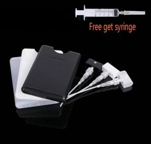 5-50pcs 0.7OZ Empty Travel Plastic Cardcase-like Perfume Fine Mist Spray Bottles - Picture 1 of 6