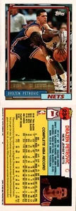 1992-93 Topps Baloncesto #234 - Drazen Petrovic - New Jersey Nets 92-585 - Imagen 1 de 1