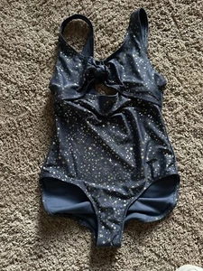 Art Class Girls XL Cut Put Moon And Stars Gray One Piece Swimsuit {Worn Once} - Picture 1 of 5