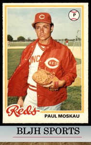 1978 O-Pee-Chee #181 Paul Moskau  Cincinnati Reds