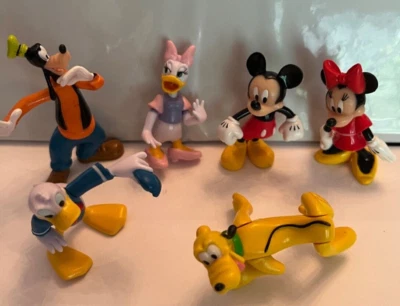 Disney Mickey Mouse Clubhouse Lote de 6 Figuras PVC 2 1/2" - 3" Foto 1 de 4