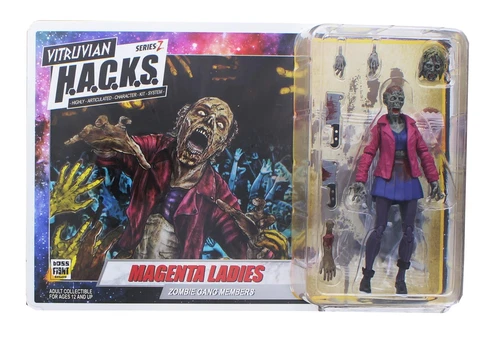 Vitruvian H.A.C.K.S. Series Z Action Figure | Magenta Ladies Cover