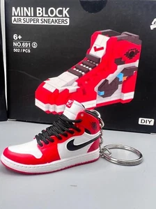 Mini Jordan Sneaker Building Blocks, Shoe Bricks, Puzzles, Collectible Toys - Picture 1 of 6