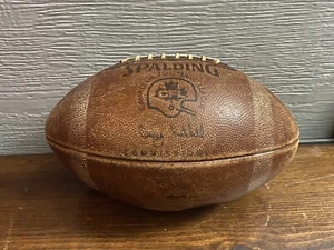 CFL Doug Mitchell J5V Ball Circa 1984 Canadian Football League Spalding Rare! - Bild 1 von 9