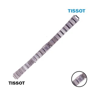 Cinturino argento acciaio inox vintage originale Tissot fatto in Svizzera 7,95 mm #026#. - Foto 1 di 4