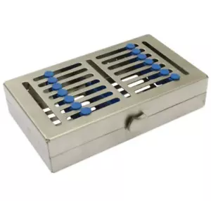 STERILIZATION CASSETTE FOR 4 LIGAMENT KNIVES/ELEVATORS (3 CASES PRIVATE LISTING) - Picture 1 of 2