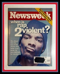 Newsweek Nov 29 1993. Snoop Doggy Dog Cover/When is rap 2 violent. Rare Find VTG - Foto 1 di 23