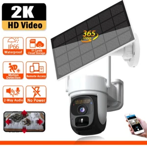 HD 1080P Wireless Solar Power WiFi Outdoor Home Security IP Camera Night Vision - Picture 1 of 23