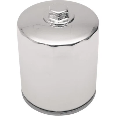 Drag Specialties Magnetic Ring Oil Filter - Chrome - with Nut - 3 1/4" 0712-0008 Foto 1 de 3