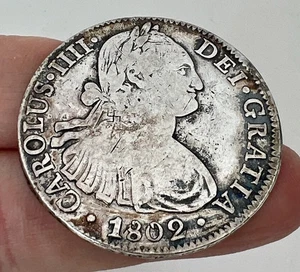 Mexico FT 1802 Silver 8 Reales Carlos IV - 95821 - Picture 1 of 3