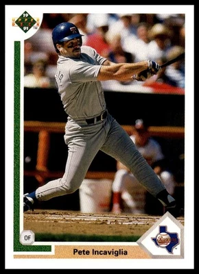 1991 Upper Deck #453b Pete Incaviglia - Image 1 of 2
