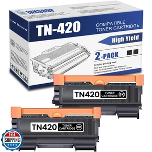 Ricambio cartuccia toner nero compatibile TN420 TN-420 per Brother TN-420  - Foto 1 di 5