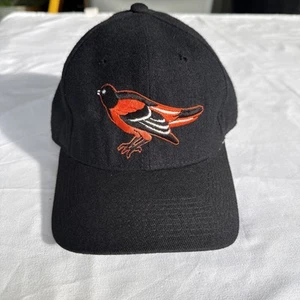 Sports Specialties  Vintage Baltimore Orioles Sz 7 1/8 Black 100% Wool Korea - Picture 1 of 9