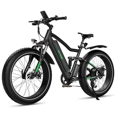 HITWAY E Bike 26" Elektrofahrrad E-MTB Fahrrad 7 Gang bis 150km 48V 15Ah Akku