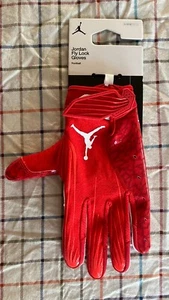 Nike Jordan Fly Lock Glove in Red * SINGLE Left Hand Large Glove Only * New - Picture 1 of 23