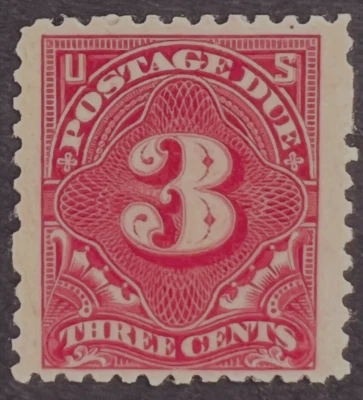 US STAMPS #J63 3c POSTAGE DUE MINT MOGNH cv $35 - Image 1 of 2
